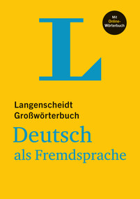 Langenscheidt Großwörterbuch Deutsch als Fremdsprache - with Online Dictionary by Dieter Gotz, 9783125140677