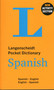 Langenscheidt Pocket Dictionary Spanish by Langenscheidt Editorial Staff, 9783126140133
