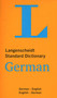 Langenscheidt Standard Dictionary German by Langenscheidt Editorial Staff, 9783126140140