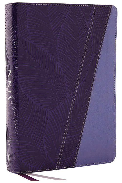 NKJV Study Bible, Leathersoft, Purple, Full-Color, Comfort Print (The Complete Resource for Studying God's Word) by Thomas Nelson, 9781400335367
