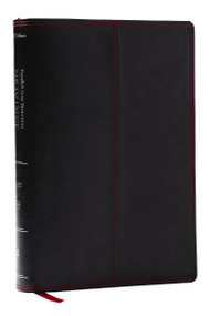 NKJV-NET Parallel New Testament with NET Translators' Notes, Black Leathersoft, Red Letter, Comfort Print by Thomas Nelson, 9781400346165