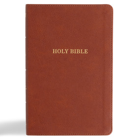 KJV Thinline Bible, Burnt Sienna LeatherTouch by Holman Bible Publishers, 9798384533634