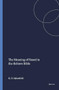 The Meaning of Hesed in the Hebrew Bible by Katherine Doob Sakenfeld, 9780891302315