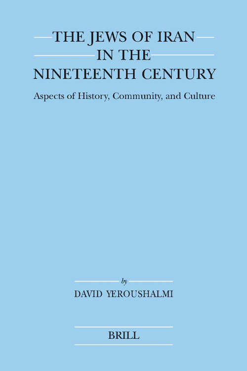 The Jews of Iran in the Nineteenth Century (paperback) (Aspects of History, Community, and Culture) by David Yeroushalmi, 9789004186200