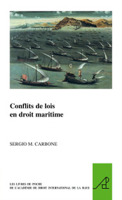 Conflits de lois en droit maritime (French Edition) by Sergio M. Carbone, 9789004186880