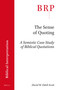 The Sense of Quoting (A Semiotic Case Study of Biblical Quotations) by David W. Odell-Scott, 9789004361935