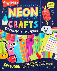 Neon Crafts (20 Projects to Create for Kids Ages 4-8 with Included Craft Supplies, Reusable Magnetic Storage Drawer and Zero Prep for Parents) by Highlights, 9781639624270