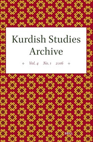 Kurdish Studies Archive (Vol. 4 No. 1 2016) by Martin van Bruinessen, 9789004505988