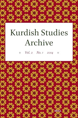 Kurdish Studies Archive (Vol. 2 No. 1 2014) by Martin van Bruinessen, 9789004706521