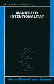 Manifeste: Intentionalität (German Edition) by Hubert van den Berg, Ralf Grüttemeier, 9789042003187