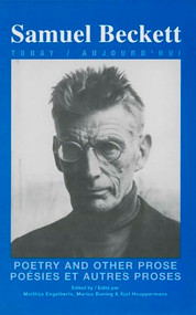 Poetry and Other Prose / Poésies et autres proses by Matthijs Engelberts, Marius Buning, Sjef Houppermans, 9789042006904