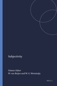 Subjectivity by Willem van Reijen, Willem G. Weststeijn, 9789042007284