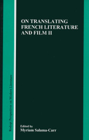 On Translating French Literature and Film II by Myriam Salama-Carr, 9789042014411