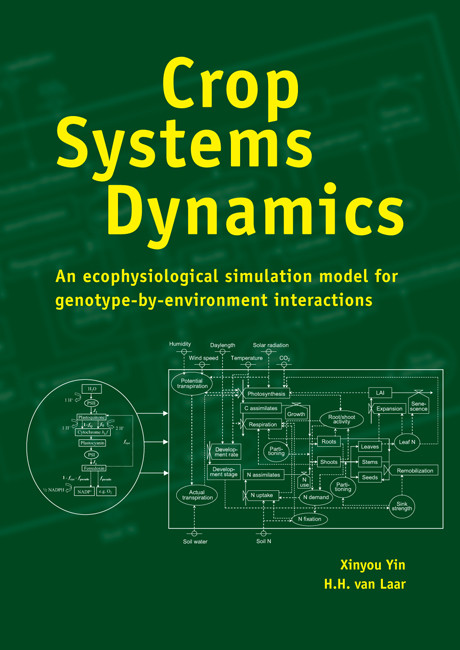 Crop Systems Dynamics (An ecophysiological simulation model of genotype-by-environment interactions) by YIN Xinyou, H.H. van Laar, 9789076998558