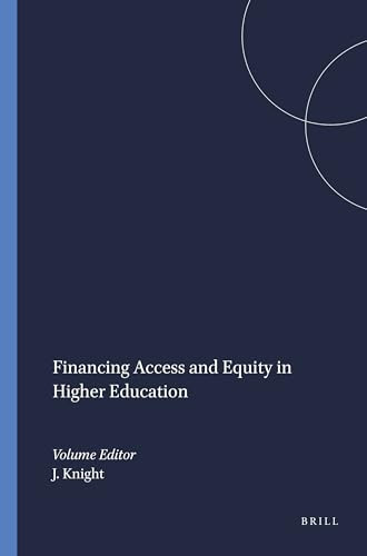 Financing Access and Equity in Higher Education by Jane Knight, 9789087907662