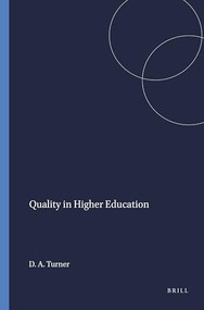 Quality in Higher Education - 9789460916823 by David Andrew Turner, 9789460916823