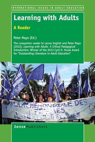 Learning with Adults (A Reader) by Peter Mayo, 9789462093331
