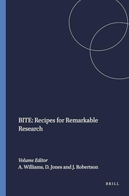 BITE: Recipes for Remarkable Research by Alison Williams, Derek Jones, Judy Robertson, 9789462095823