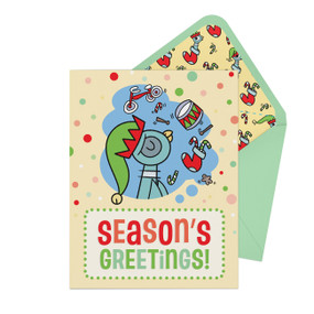 The Pigeon Season's Greetings! Greeting Card by Knock Knock, 9781683496748