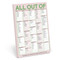 Knock Knock All Out Of Pad with Magnet (Dusty Rose) by Knock Knock, 9781683496885