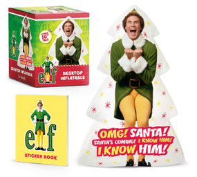 Elf: Desktop Inflatable Buddy the Elf (Stands 16" Tall) by Running Press, 9798894142920