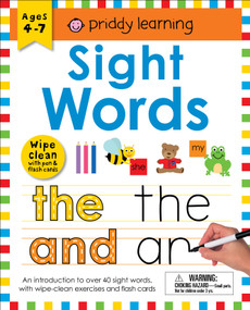 Wipe Clean Workbook: Sight Words (enclosed spiral binding) (An introduction to sight words with practical exercises to do again and again) by Roger Priddy, 9780312526511