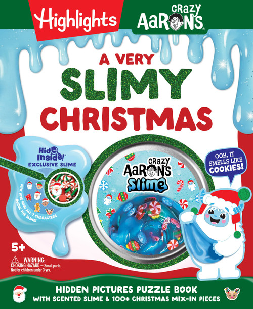 A Very Slimy Christmas (Hidden Pictures Activity Book with Scented Slime & 100+ Christmas Mix-In Pieces) by Highlights, 9781639625130