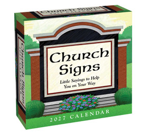 Church Signs 2027 Day-to-Day Calendar (Little Sayings to Help You on Your Way) by Andrews McMeel Publishing, 9798881606695