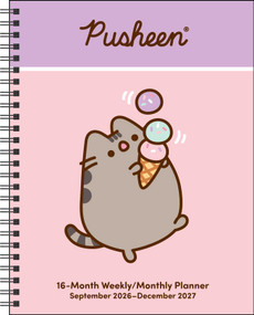 Pusheen 16-Month 2026-2027 Weekly/Monthly Planner Calendar by Claire Belton, 9798881606831