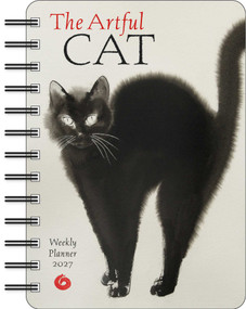 The Artful Cat 2027 Weekly Planner Calendar (Brush and Ink Watercolor Paintings) by Endre Penovác, 9798881607050