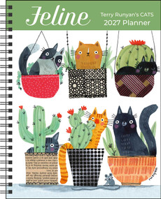 Feline 2027 Monthly/Weekly Planner Calendar by Terry Runyan, 9798881607906