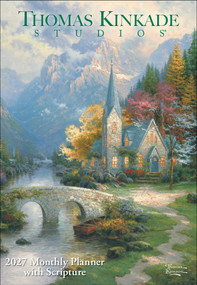 Thomas Kinkade Studios® 2027 Monthly Pocket Planner Calendar with Scripture by Thomas Kinkade, Thomas Kinkade Studios, 9798881609405