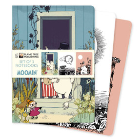 Moomin Set of 3 Standard Notebooks by Flame Tree Studio, 9781804175521
