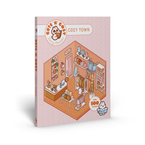 Cute 'n' Cozy Sticker Therapy: Cute 'n' Cozy Town (Over 500 Reusable Stickers!) by Zenny Abanales, 9781837761289