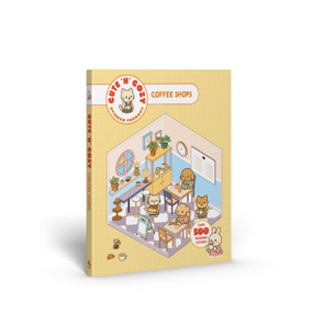 Cute 'n' Cozy Sticker Therapy: Coffee Shops (Over 500 Reusable Stickers!) by Skittledog, 9781837761395