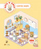 Cute 'n' Cozy Sticker Therapy: Coffee Shops (Over 500 Reusable Stickers!) by Skittledog, 9781837761395