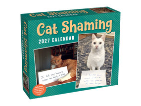 Cat Shaming 2027 Day-to-Day Calendar by Pedro Andrade, 9798881608040