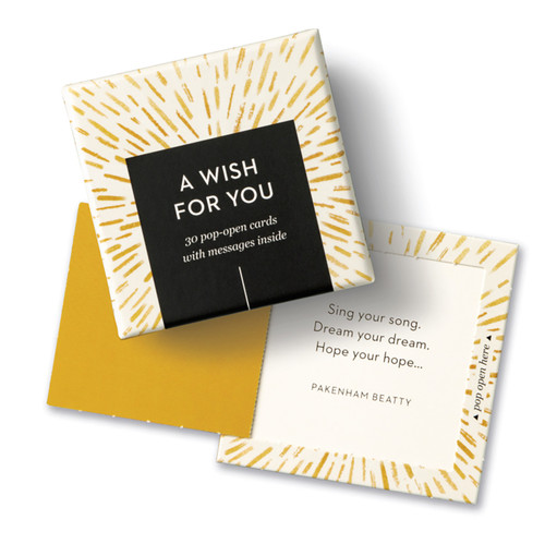 ThoughtFulls: A Wish for You (30 Pop-Open Cards with Messages Inside) by COMPENDIUM, 9781966077046