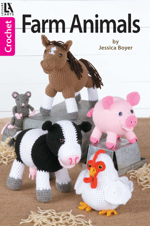 Crochet Farm Animals by Jessica Boyer, 9781464707360