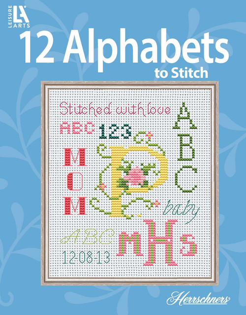 12 Alphabets to Stitch by Herrschner, 9781464711497