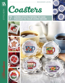 Coasters-7 Cross Stitch Themes to Add Pizzazz to Your Home Decor by Herrschner, 9781464714931