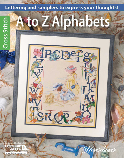 A to Z Alphabets Cross Stitch (Lettering and Samplers to Express Your Thoughts!) by Licia Lewis, 9781464735165