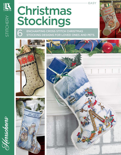 Christmas Stockings (6 Enchanting Cross Stitch Christmas Stocking Designs for Loved Ones and Pets) by Leisure Arts, 9781464735264