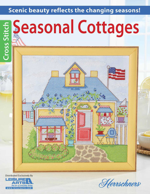 Seasonal Cottages Cross Stitch (Scenic Beauty Reflects the Changing Seasons!) by Herrschner, 9781464735271
