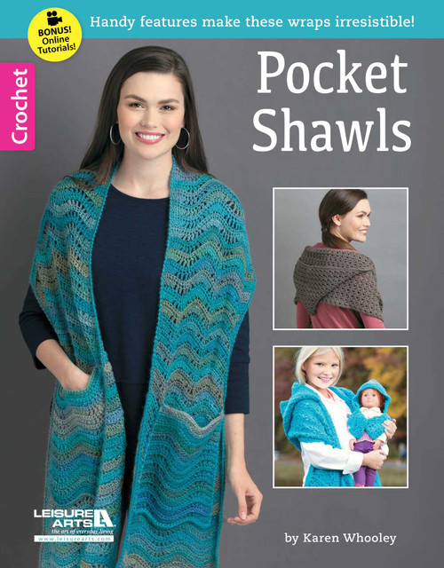 Pocket Shawls (Handy Features Make These Wraps Irresistible!; Bonus! Online Tutorials!) by Karen Whooley, 9781464736292