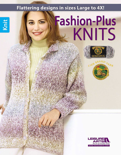 Fashion-Plus Knits (Flattering Designs in Sizes Large to 4X!) by Leisure Arts, 9781464736476