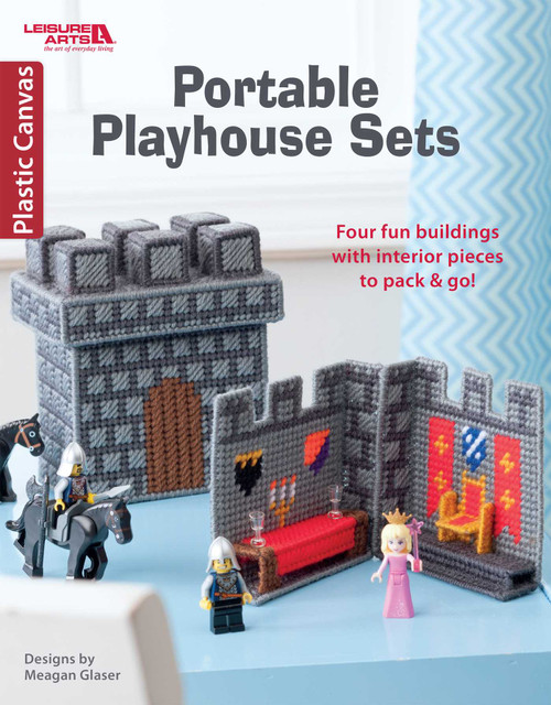 Portable Playhouse Sets (Four Fun Buildings with Interior Pieces to Pack & Go!) by Megan Glaser, 9781464753770