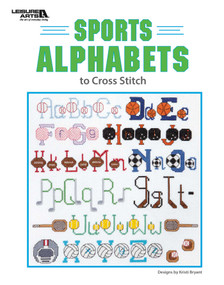 Sports Alphabets To Cross Stitch by Leisure Arts, 9781464753787