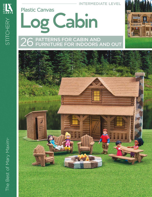 Log Cabin in Plastic Canvas (25 Pieces to Build and Customize the Rustic Log Cabin of Your Dreams) by Mary Maxim, 9781464753831
