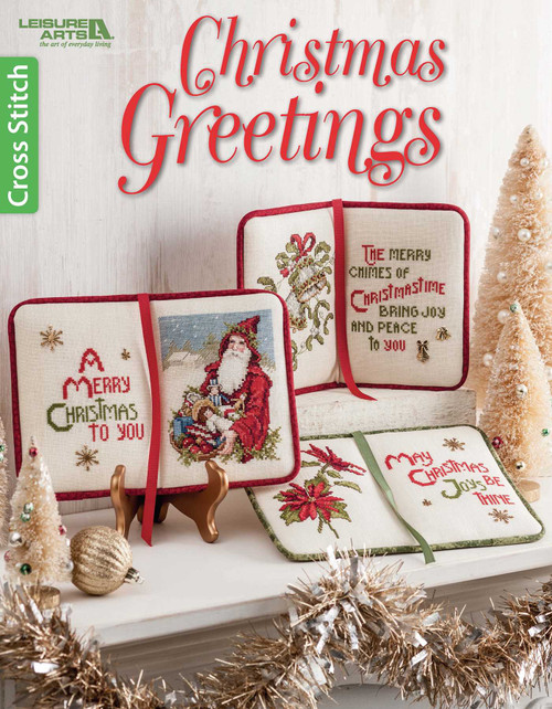 Cross Stitched Christmas Greetings by Leisure Arts, 9781464753930